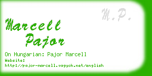 marcell pajor business card